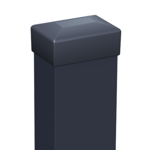 stalp gard antracit 60x40 cu capac