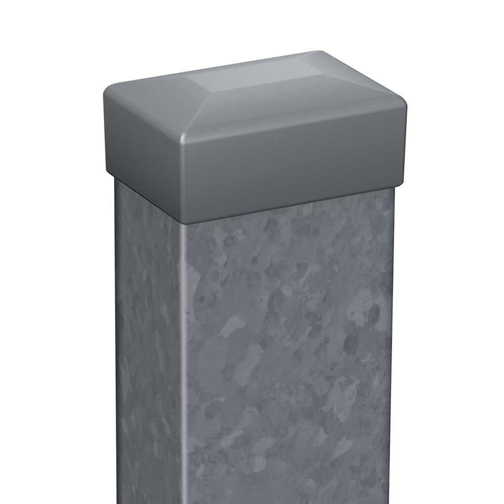 stalp garz zincat 60x40 cu capac