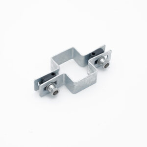 Colier prindere panou ∅5 mm, 60x40 mm, Zincat