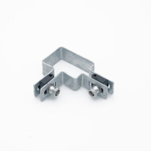 Colier prindere panou ∅5 mm, 60x40 mm, Zincat, de colt