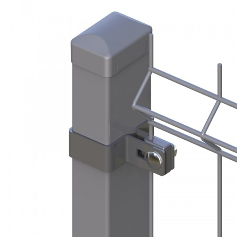 montaj colier fixare panouri 3D sau 2D RAL 7016