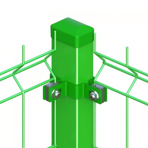 montaj colier fixare panouri 3D sau 2D RAL 6005, colt interior