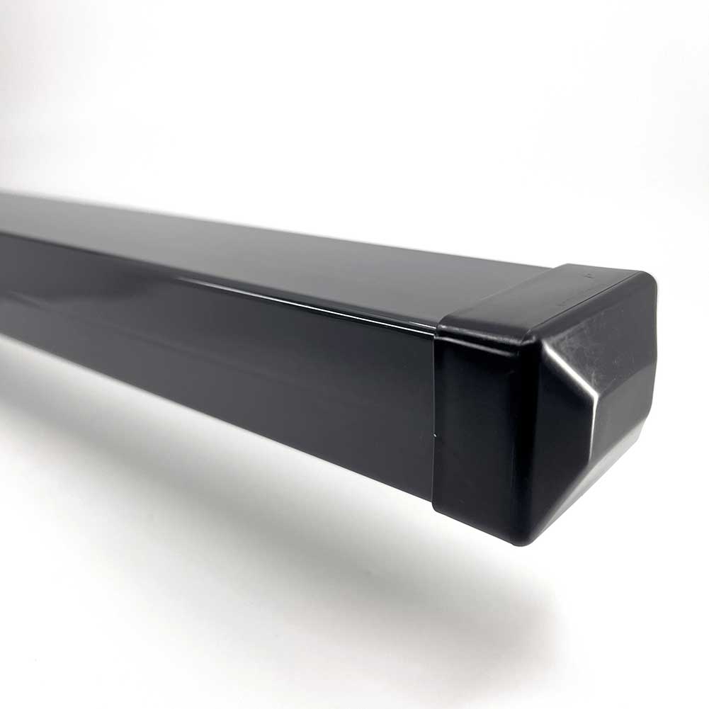stalp gard antracit cu capac pvc 60x40