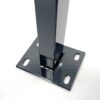 stalp gard 60x40 mm vopsit electrostatic antracit RAL 7016 cu talpa