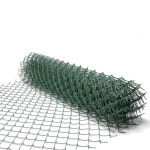 plasa impletita PVC verde RAL 6005
