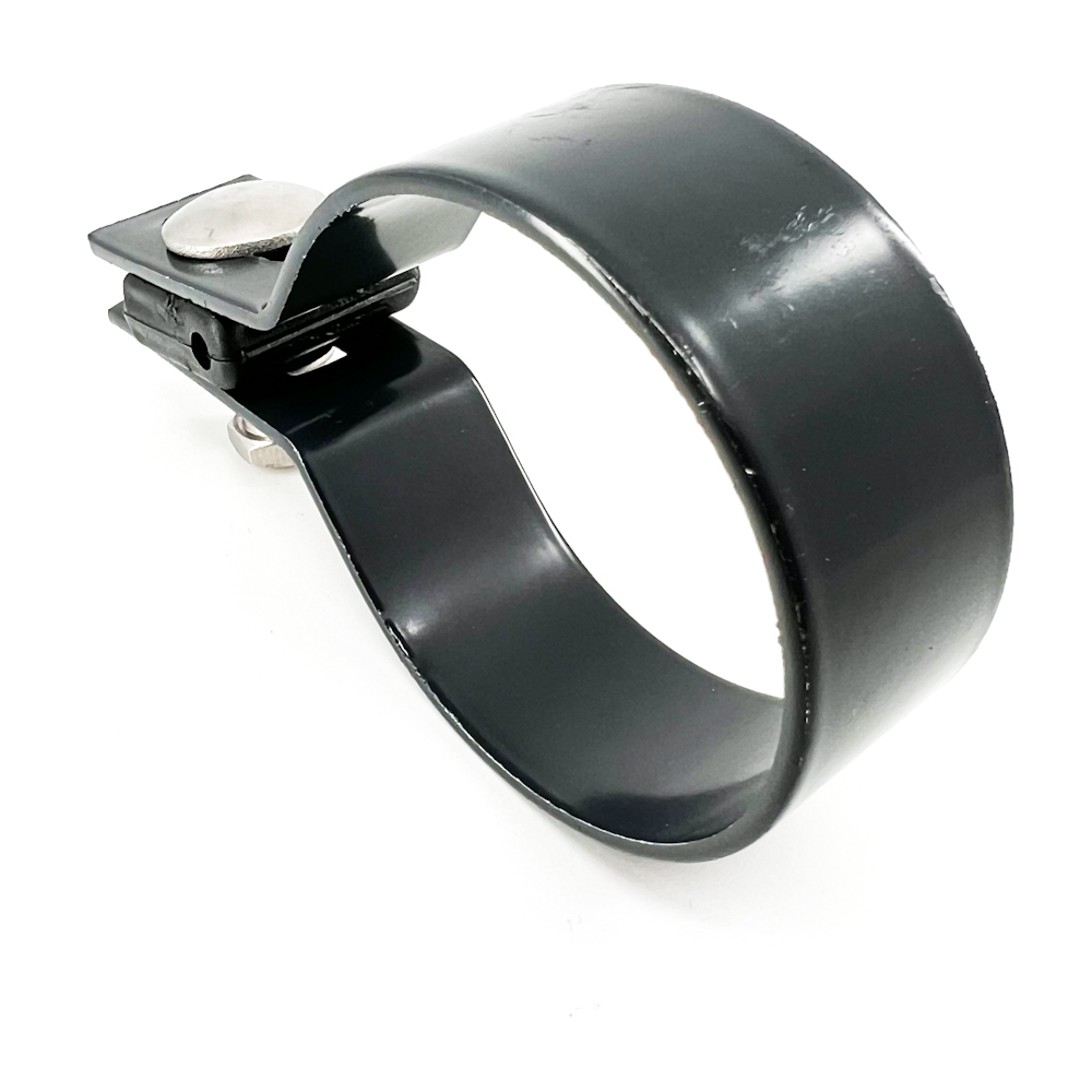 colier antracit 38 mm capat cu surub si piulita din inox