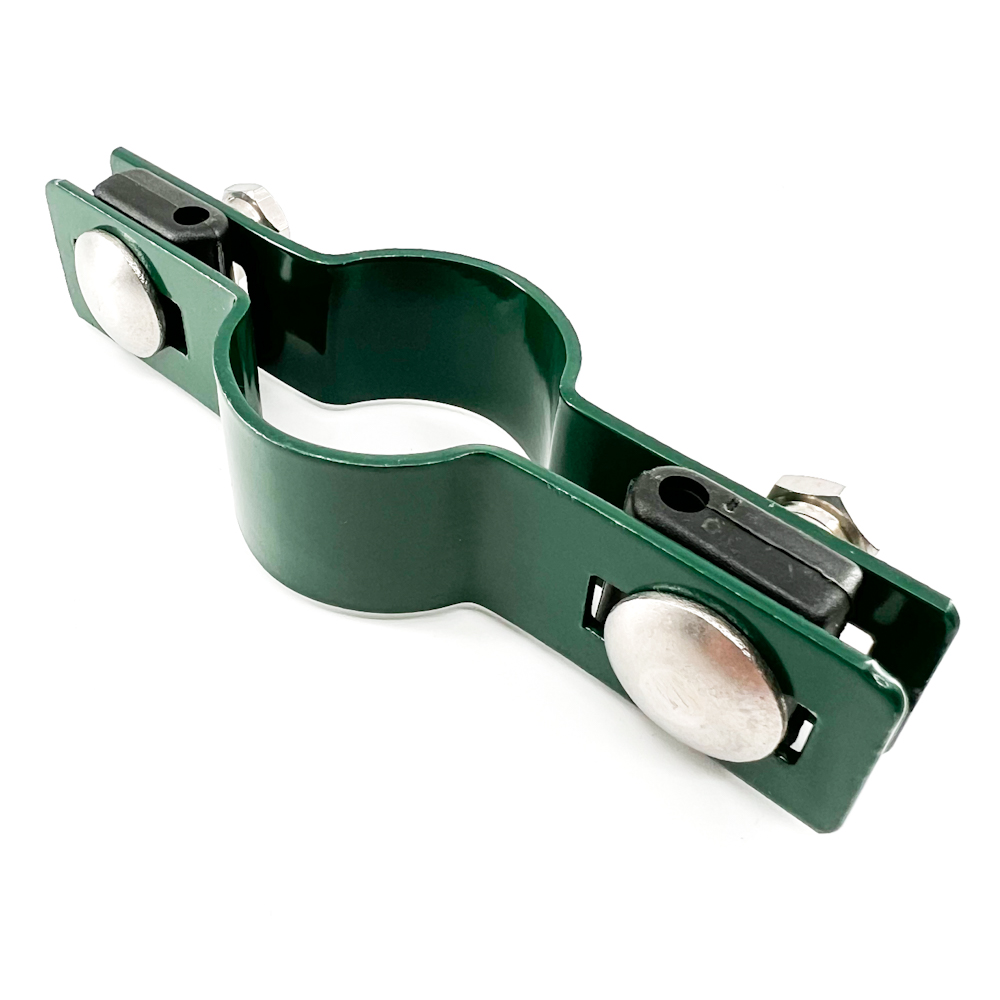 Colier verde intermediar 48 mm pentru prinderea panourilor