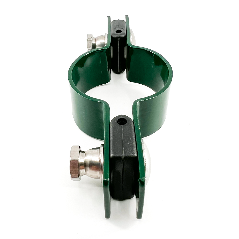Colier verde intermediar 48 mm pentru prinderea panourilor