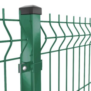 panou gard bordurat vopsit verde RAL 6005 42 fire