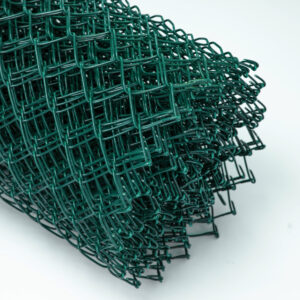 plasa impletita plastifiata verde RAL 6005 grosime fir 2.5 mm