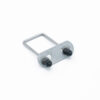 Colier inox tip U pentru prinderea panourilor de gard