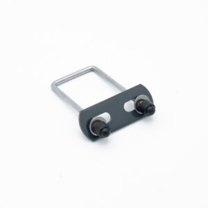 Colier inox tip U pentru prinderea panourilor de gard