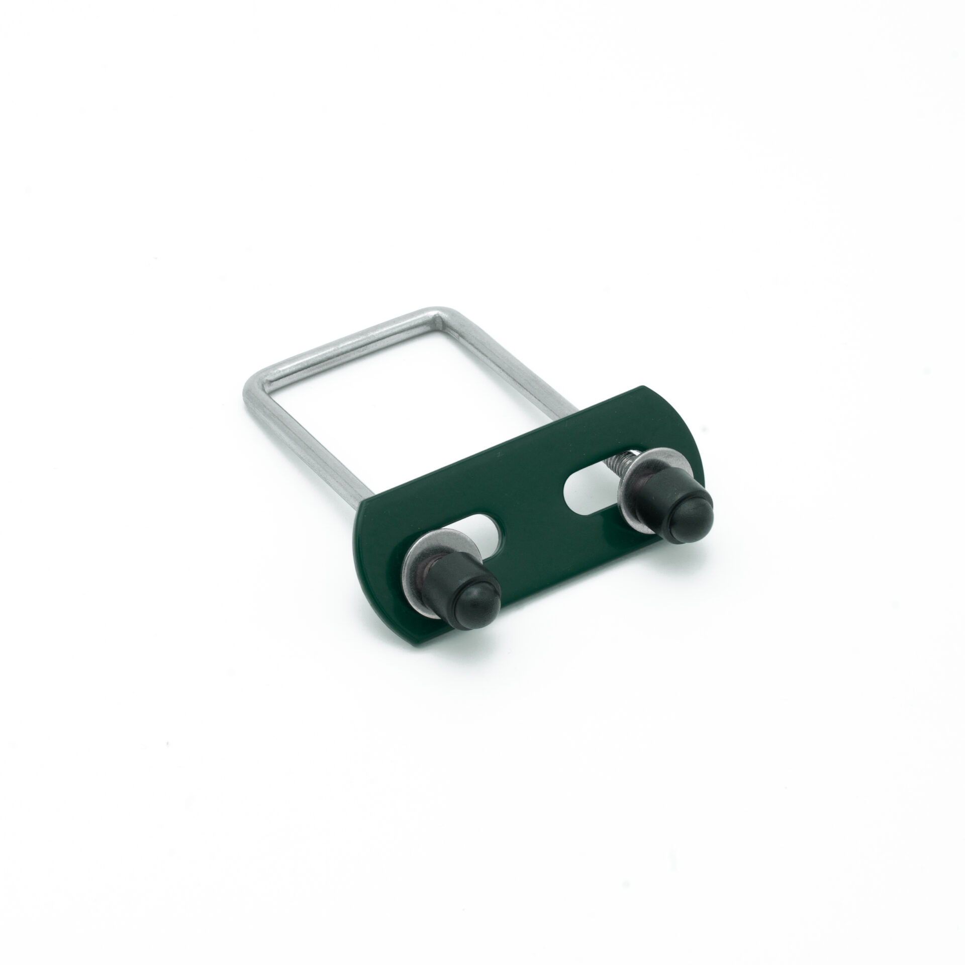 Colier inox tip U pentru prinderea panourilor de gard